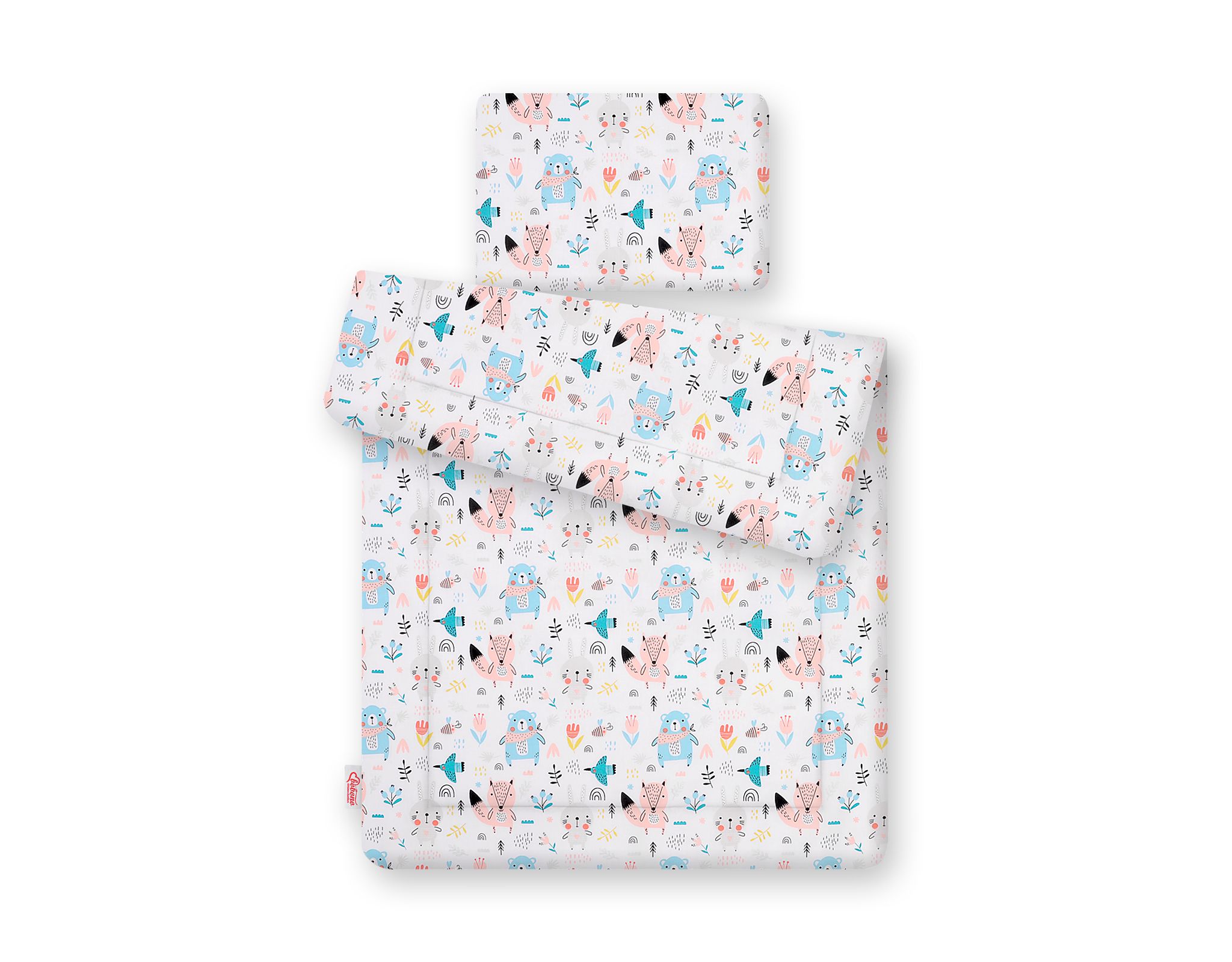 Bedding set 2-pcs 75x100cm NEWBORN- blue teddy bears