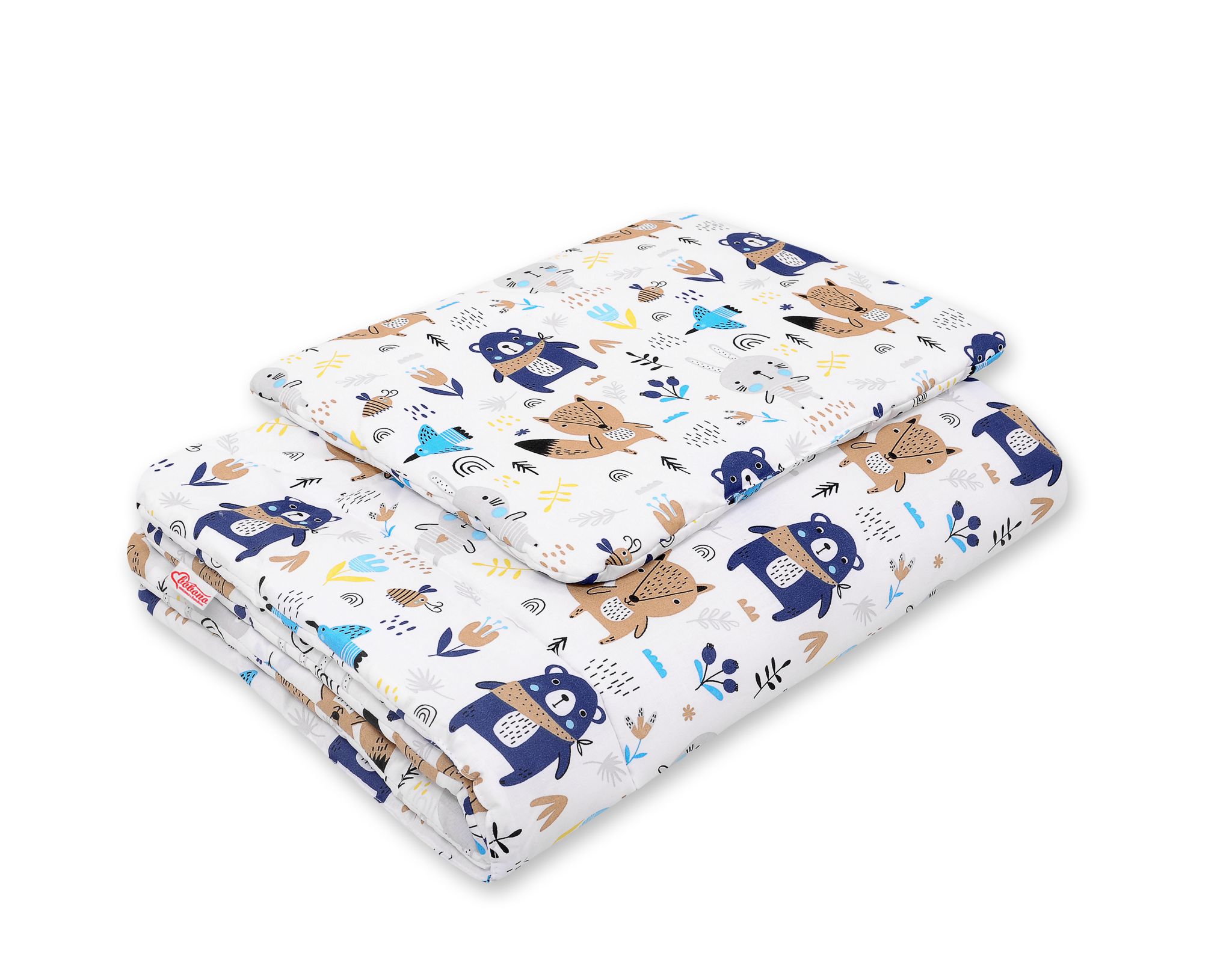 Bedding set 2-pcs 75x100cm NEWBORN- navy blue bears
