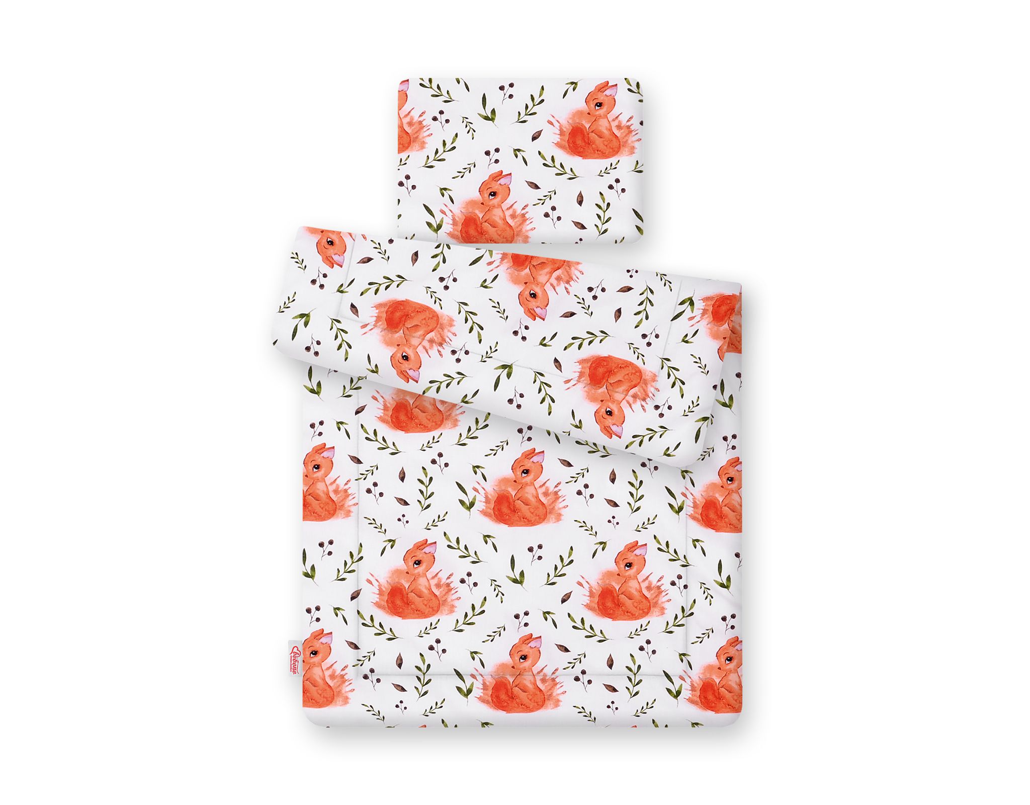 Bedding set 2-pcs 75x100cm NEWBORN- squirrel