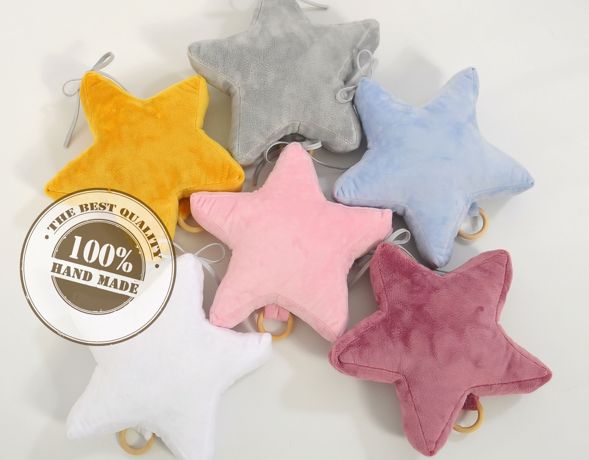 Baby music box star - pink